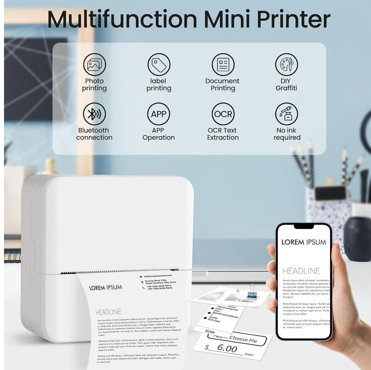 PrintiGo Mini Printer